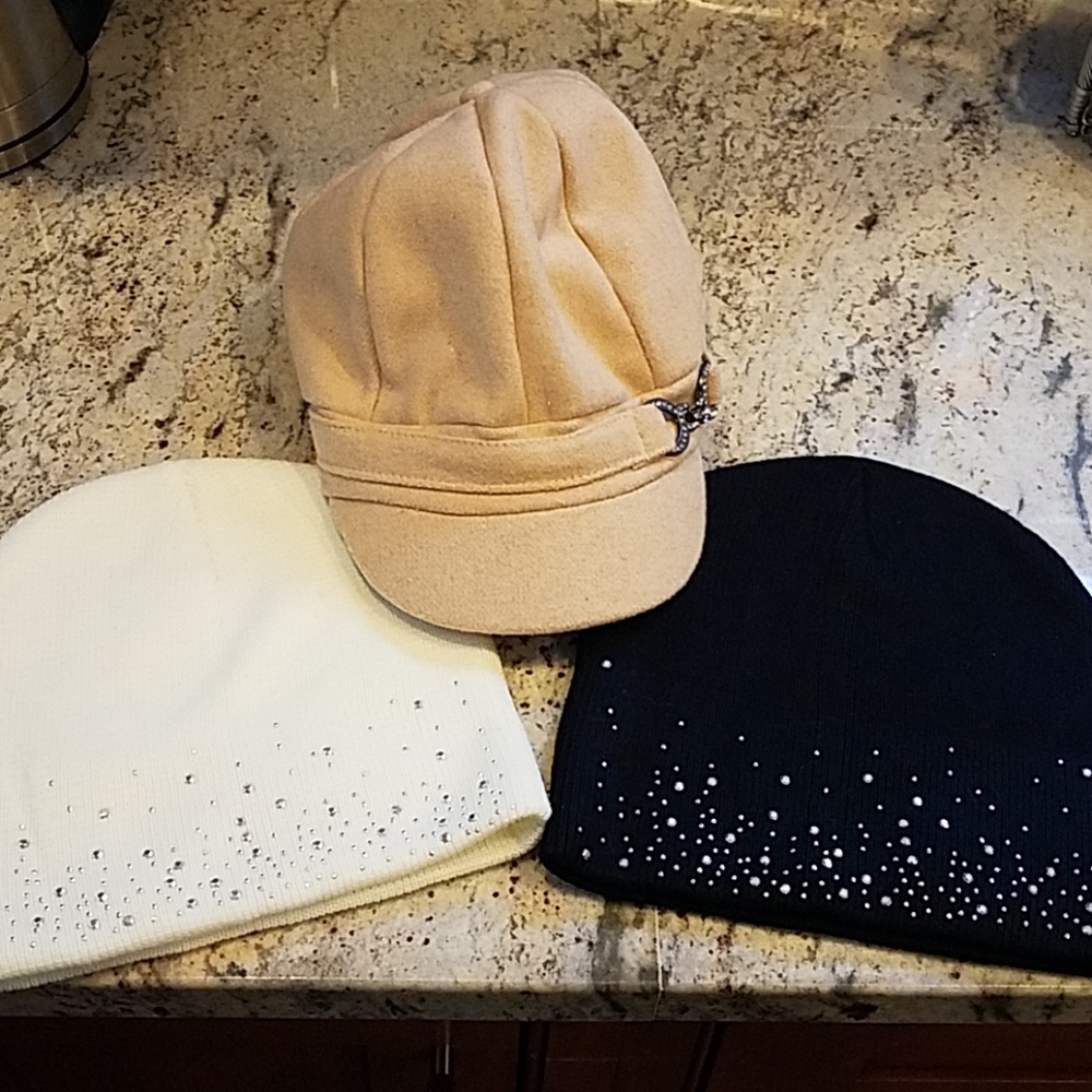 3 winter hats
